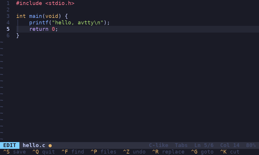 Typing some C